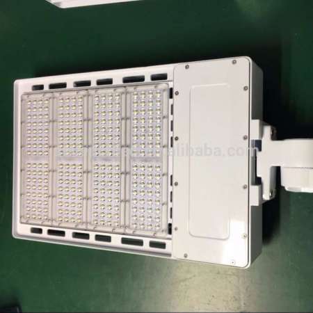 200W Led Shoebox Street Light Stadium Light Tennis Court Light for round pole.